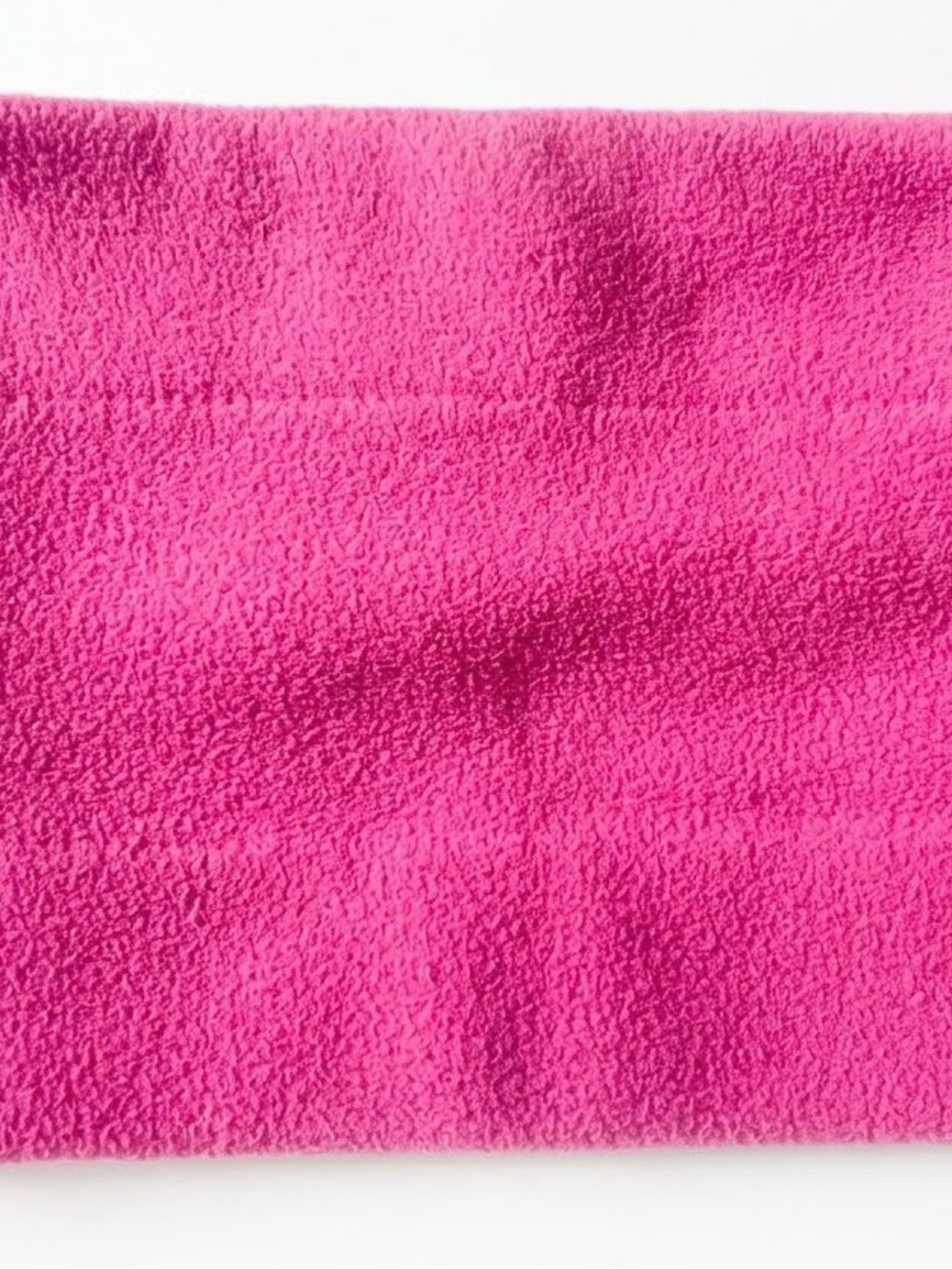 Lands’ End Pink Nanotex Fleece Neck Warmer – One Size – Excellent